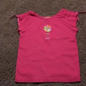 Vintage Gymboree Spring Fun hot pink top Size 8